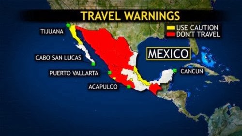 Mexico Danger Map