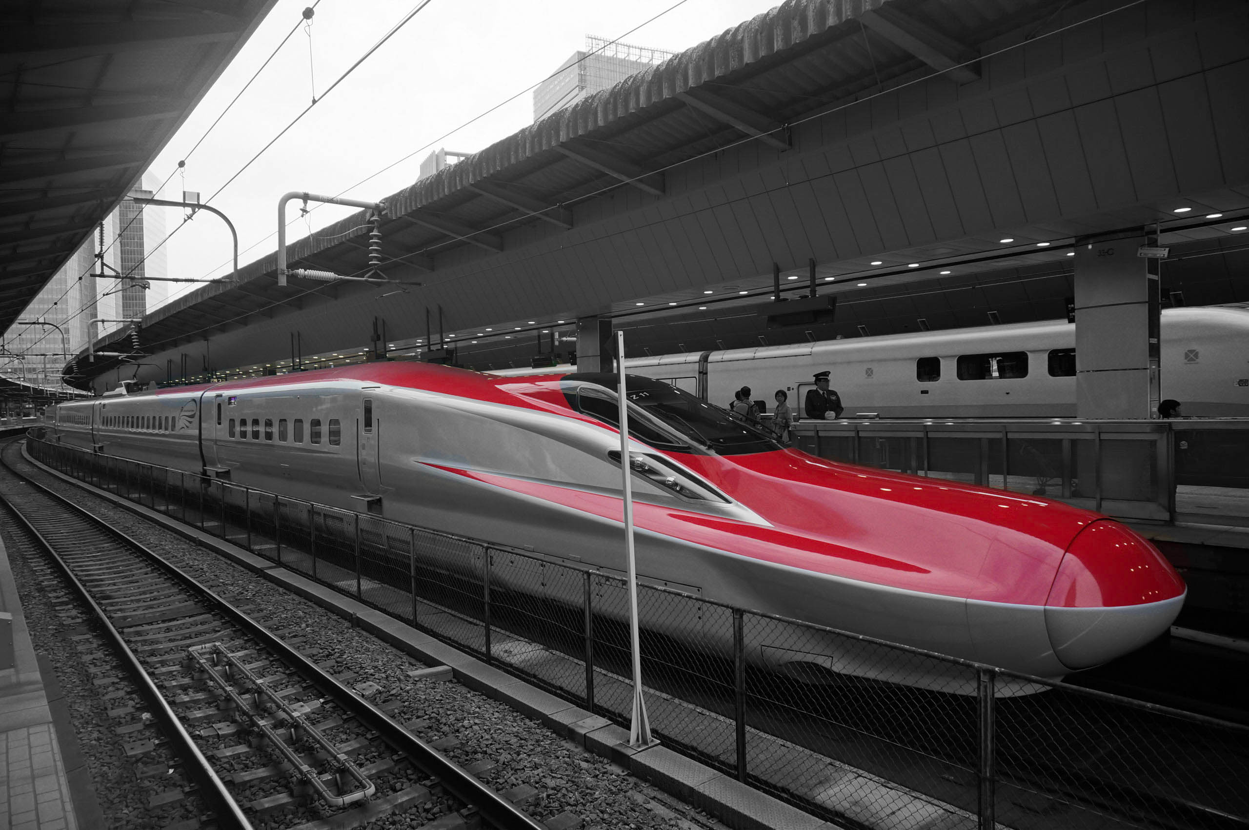 The Bullet Train that took us from Tokyo to Kyoto