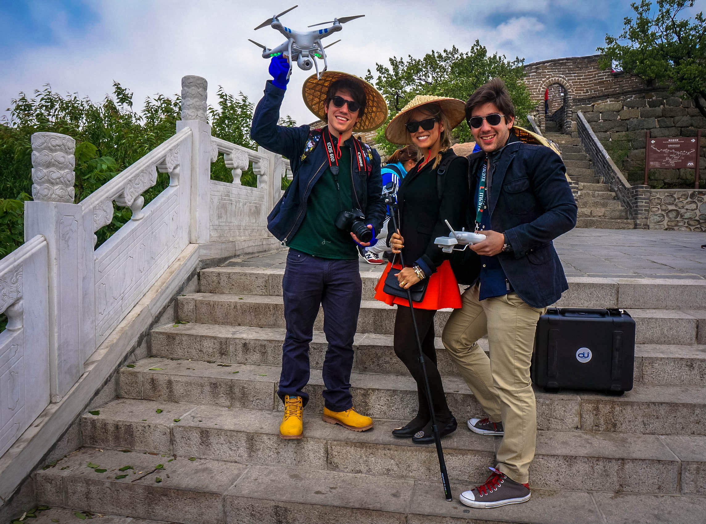OU Team on the Great Wall