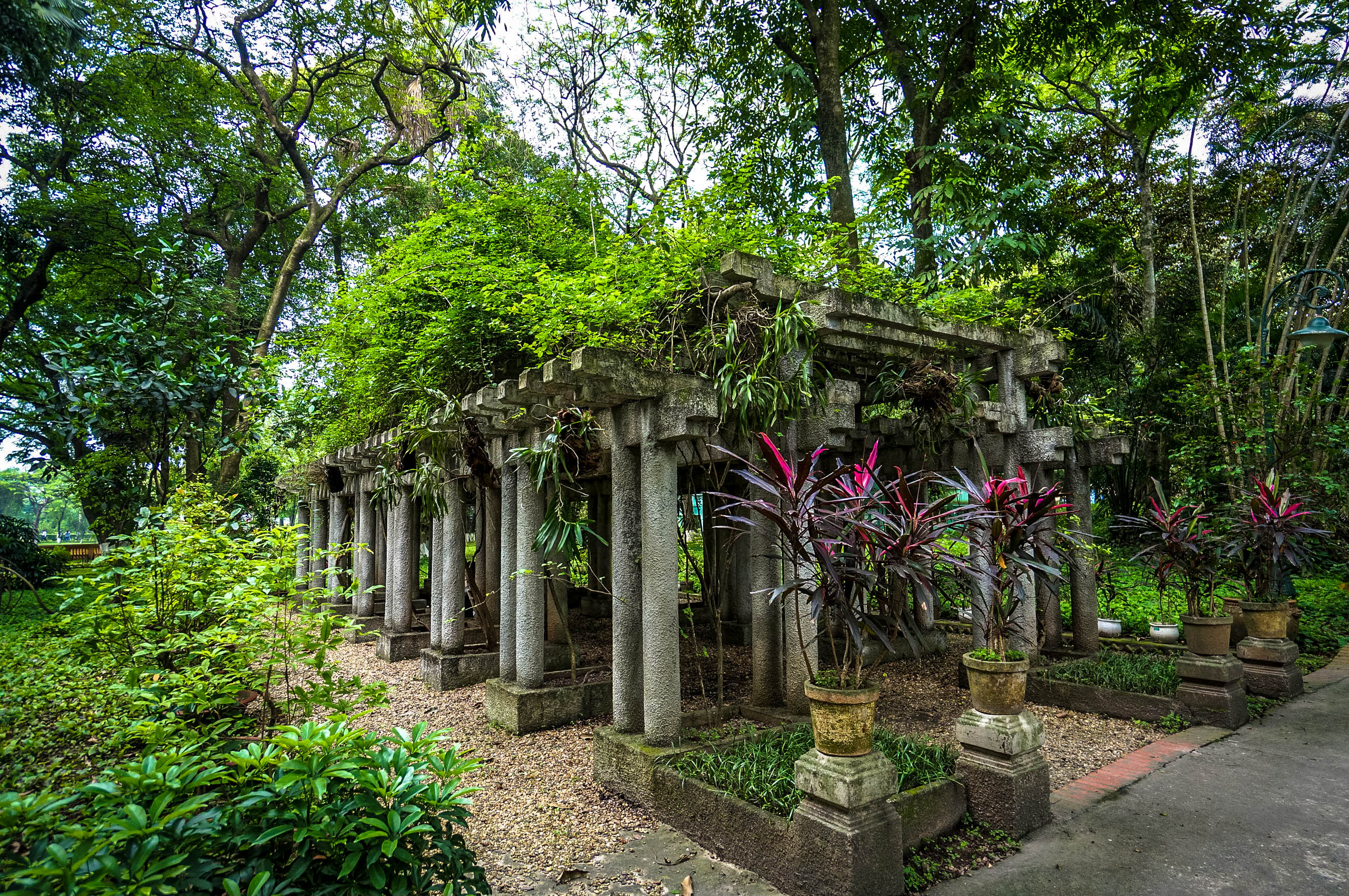 Lush Gardens in Hanoi