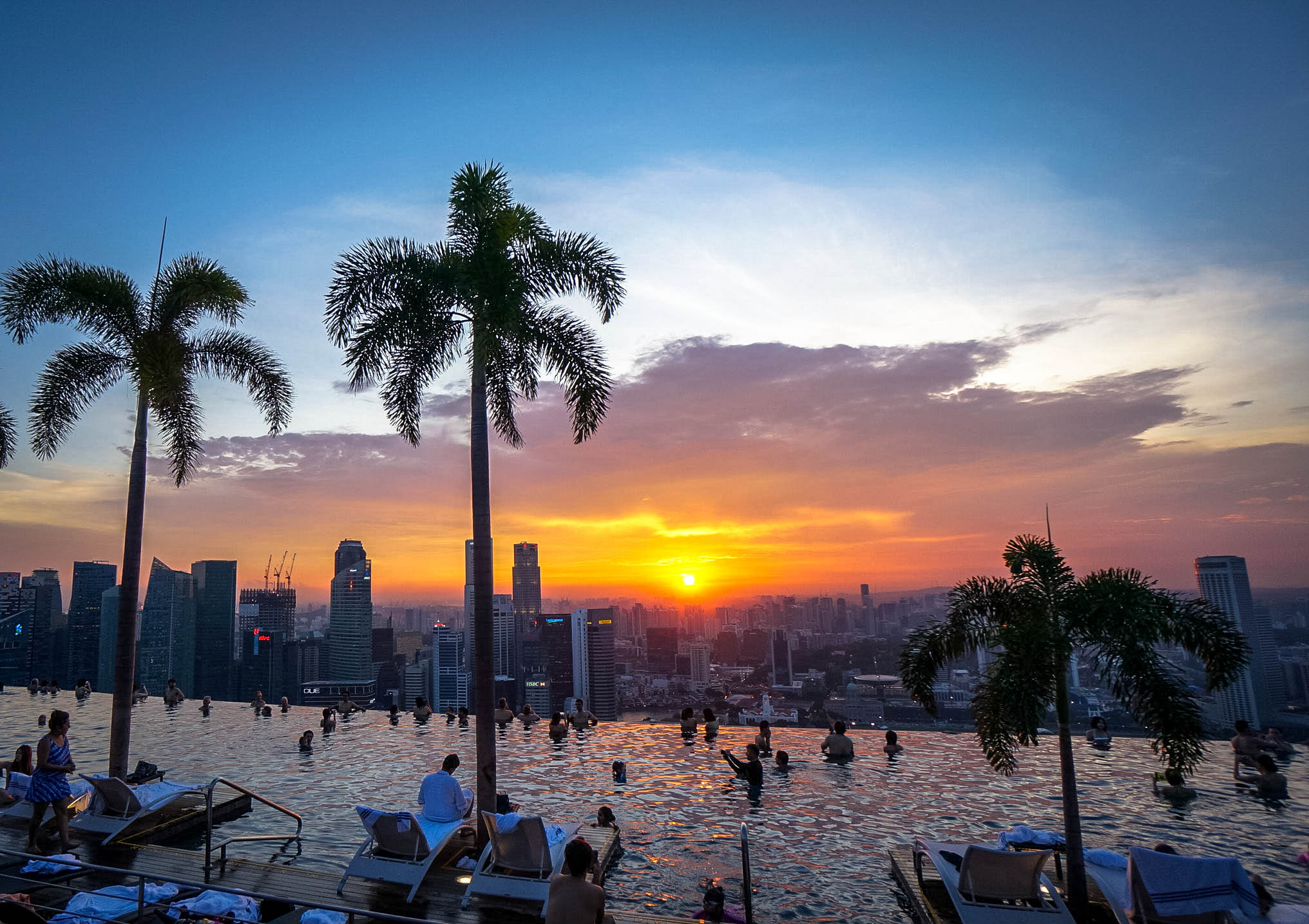 Sunset View from the Top of the World