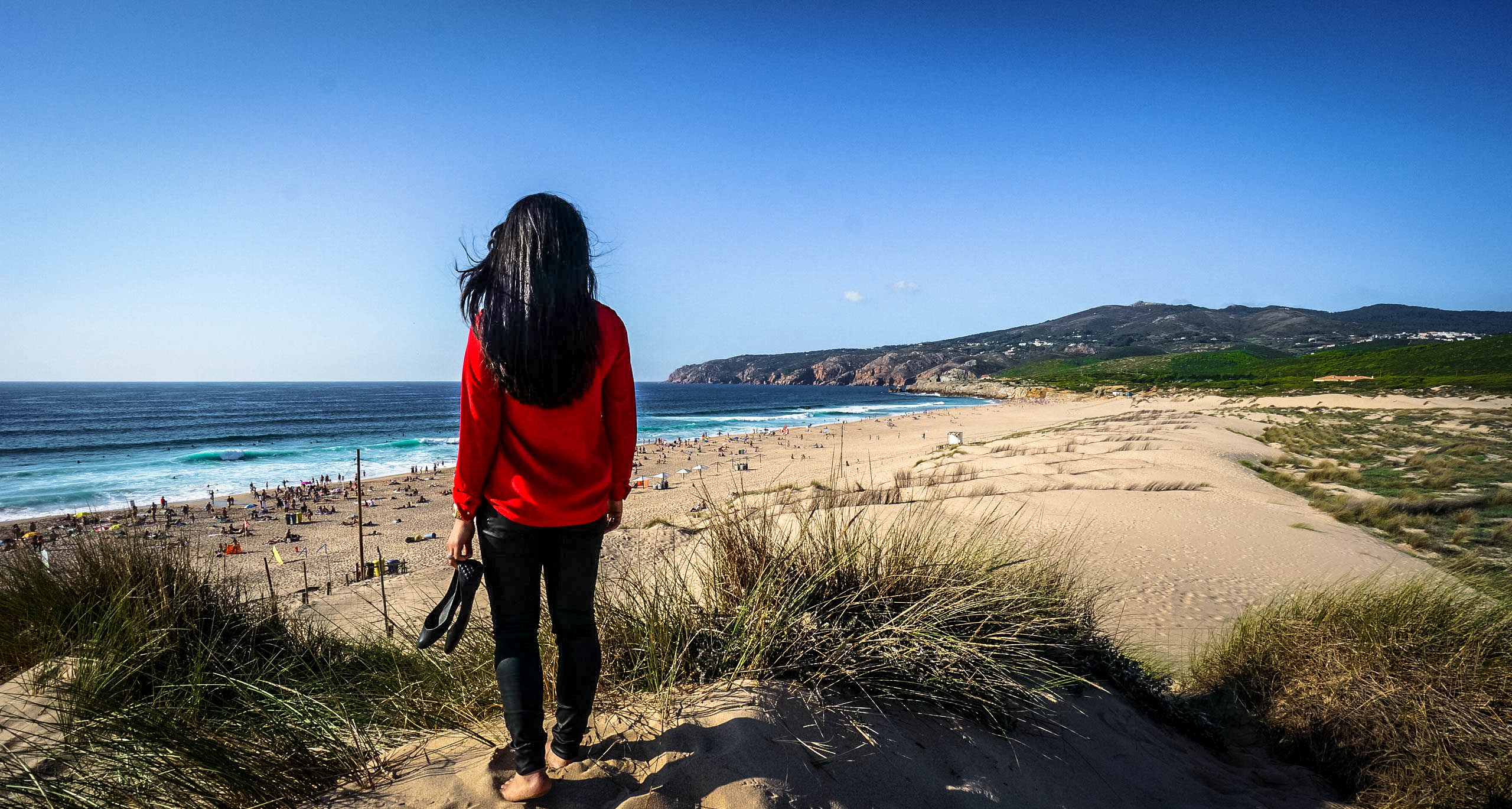 Kesia: Admiring the Beach